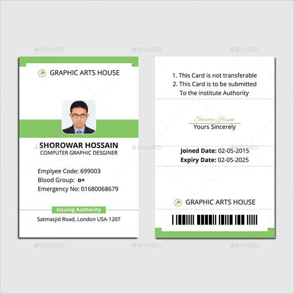 id badge template excel